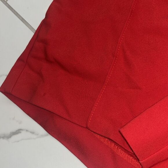LOFT Tie Waist Shorts in Red Sz 4 NWOT - Picture 9 of 10